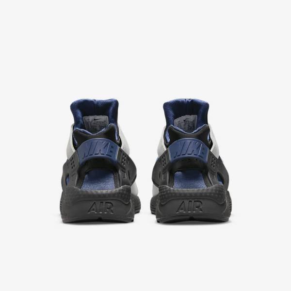 Grey / Black / Navy Nike Air Huarache LE Men's Sneakers | NK360HFV