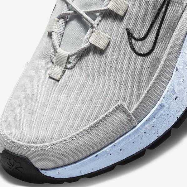 Grey / Blue / Light Beige / Black Nike Crater Remixa Men's Sneakers | NK341JZO