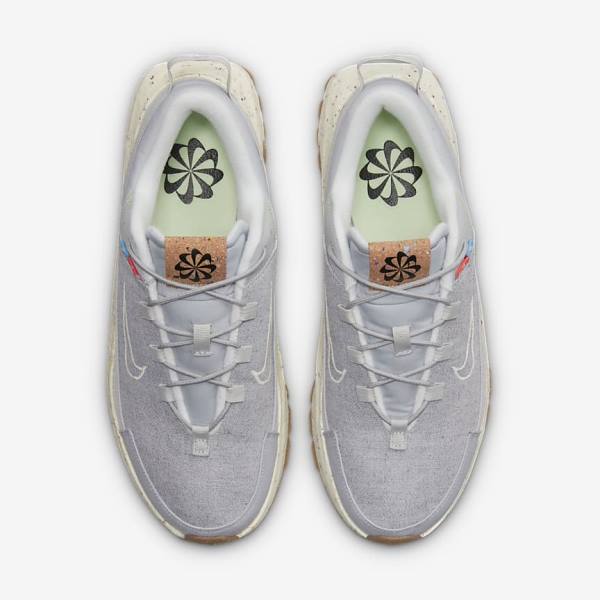 Grey / Brown Nike Crater Remixa Men's Sneakers | NK984FMS