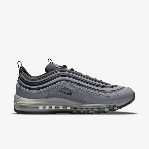 Grey / Dark Grey / Black Nike Air Max 97 Men's Sneakers | NK107OKD