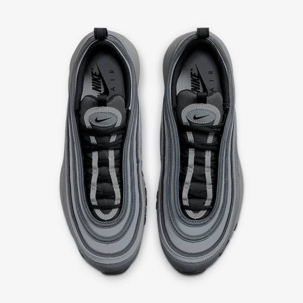 Grey / Dark Grey / Black Nike Air Max 97 Men's Sneakers | NK107OKD