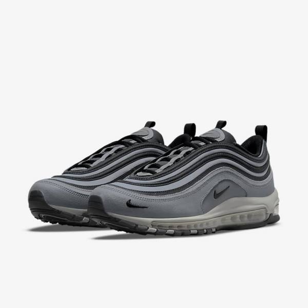 Grey / Dark Grey / Black Nike Air Max 97 Men's Sneakers | NK107OKD