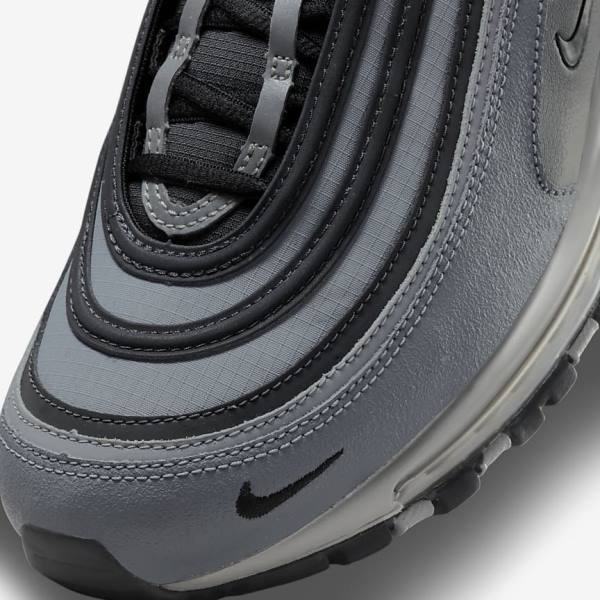 Grey / Dark Grey / Black Nike Air Max 97 Men's Sneakers | NK107OKD