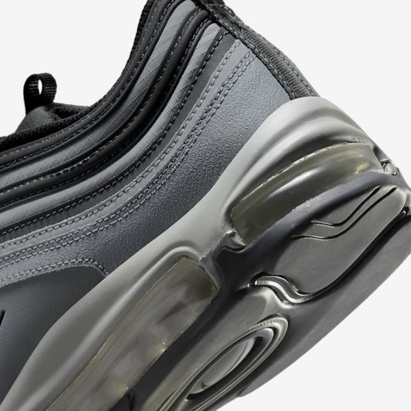 Grey / Dark Grey / Black Nike Air Max 97 Men's Sneakers | NK107OKD