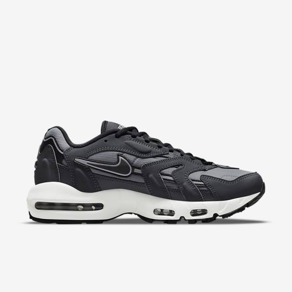 Grey / Dark Grey / White / Black Nike Air Max 96 II Men's Sneakers | NK167IND