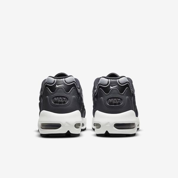 Grey / Dark Grey / White / Black Nike Air Max 96 II Men's Sneakers | NK167IND