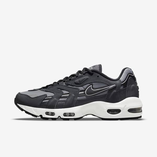 Grey / Dark Grey / White / Black Nike Air Max 96 II Men\'s Sneakers | NK167IND