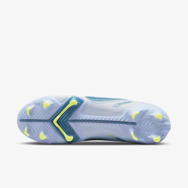 Grey / Light Blue / Blue Nike Mercurial Vapor 14 Academy MG Multi-Ground Women's Football Shoes | NK586FGK