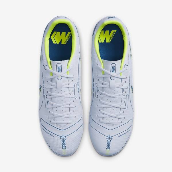 Grey / Light Blue / Blue Nike Mercurial Vapor 14 Academy MG Multi-Ground Women's Football Shoes | NK586FGK