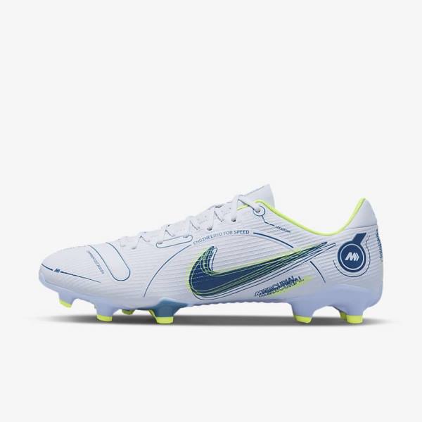 Grey / Light Blue / Blue Nike Mercurial Vapor 14 Academy MG Multi-Ground Women\'s Football Shoes | NK586FGK