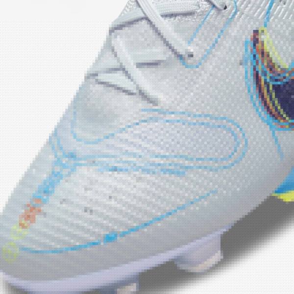 Grey / Light Blue / Blue Nike Mercurial Vapor 14 Elite FG Firm-Grounds Men's Football Shoes | NK854IAJ