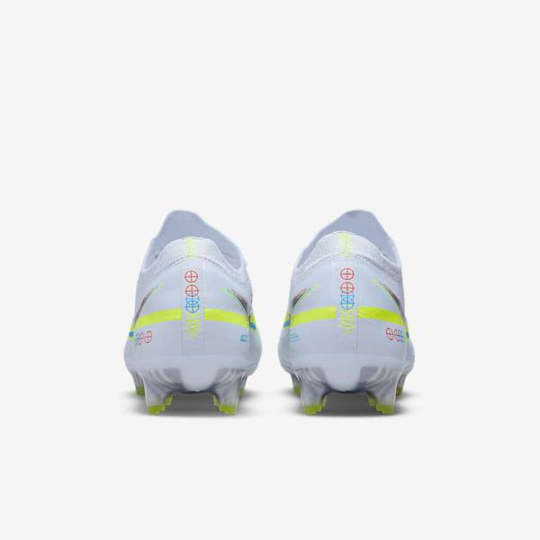 Grey / Light Blue Nike Phantom GT2 Elite FG Firm-Ground Women's Football Shoes | NK529QTW