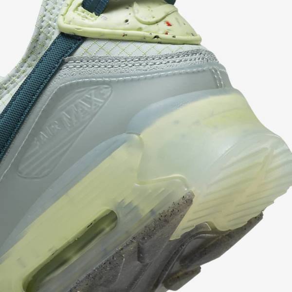 Grey / Light Green / Dark Turquoise Green Nike Air Max Terrascape 90 Men's Sneakers | NK967ORT