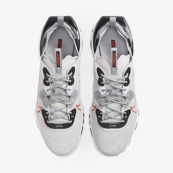 Grey / Light Grey / Orange Nike React Vision Men's Sneakers | NK245YOC