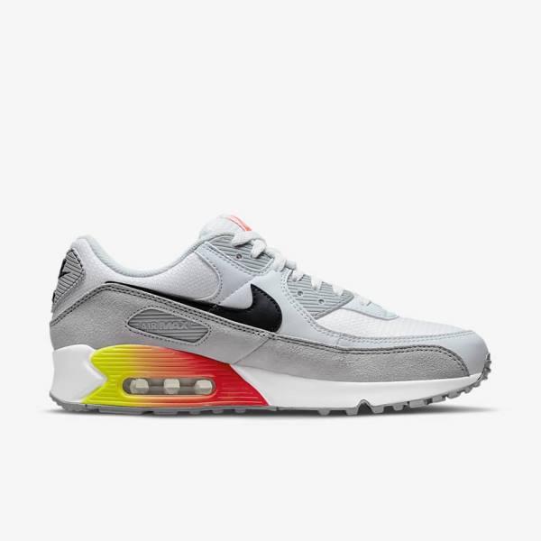 Grey / Light Red / Black Nike Air Max 90 Air Max Month Men's Sneakers | NK507TBM