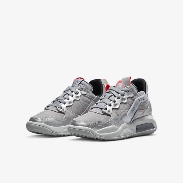 Grey / Metal Silver / Platinum / Black Nike Jordan MA2 Older Kids' Jordan Shoes | NK351BMS