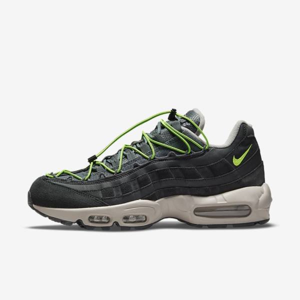 Grey Nike Air Max 95 Men\'s Sneakers | NK120BUO