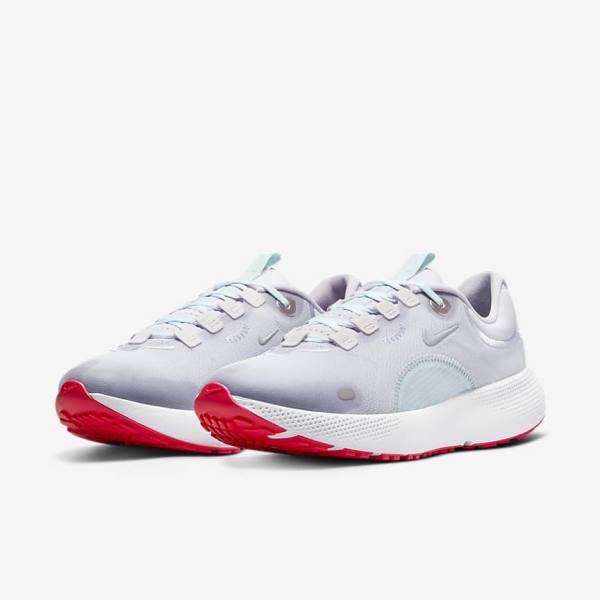 Grey Nike React Escape Run Road Women's Running Shoes | NK641GCA