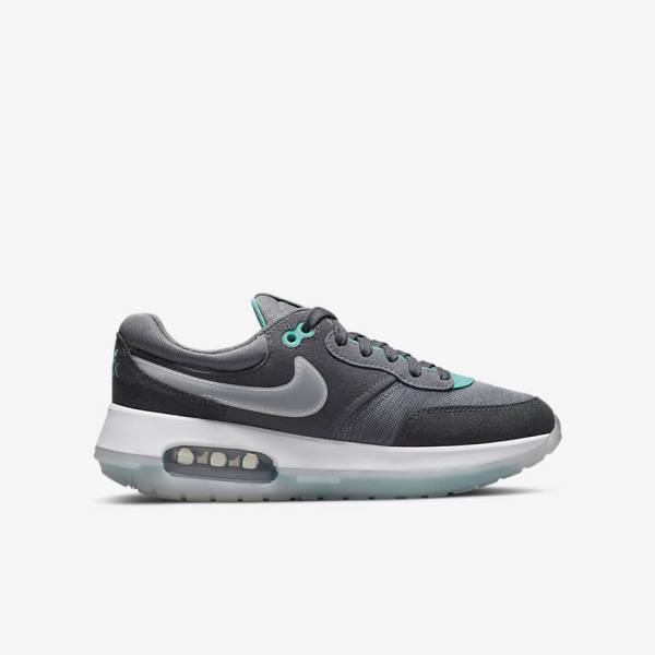 Grey / Turquoise / Dark Grey / Black Nike Air Max Motif Older Kids' Sneakers | NK357FGE