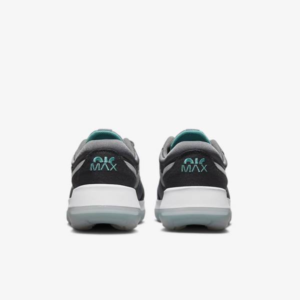 Grey / Turquoise / Dark Grey / Black Nike Air Max Motif Older Kids' Sneakers | NK357FGE