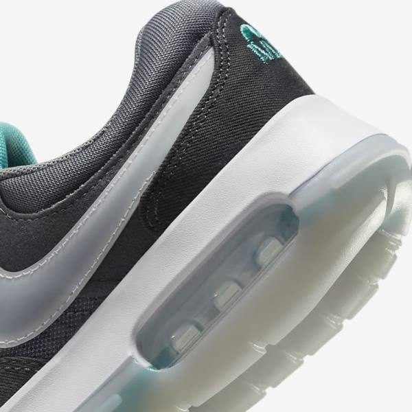 Grey / Turquoise / Dark Grey / Black Nike Air Max Motif Older Kids' Sneakers | NK357FGE