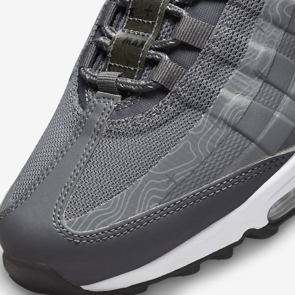 Grey / White / Black Nike Air Max 95 UL Men's Sneakers | NK408TNJ