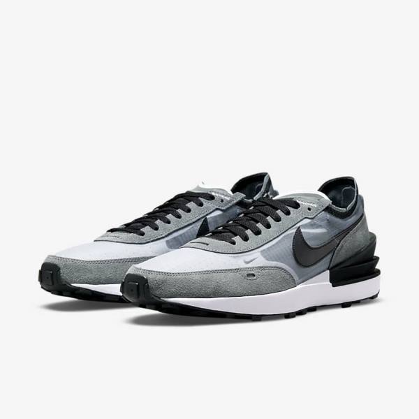 Grey / White / Grey / Black Nike Waffle One SE Men's Sneakers | NK896HEP