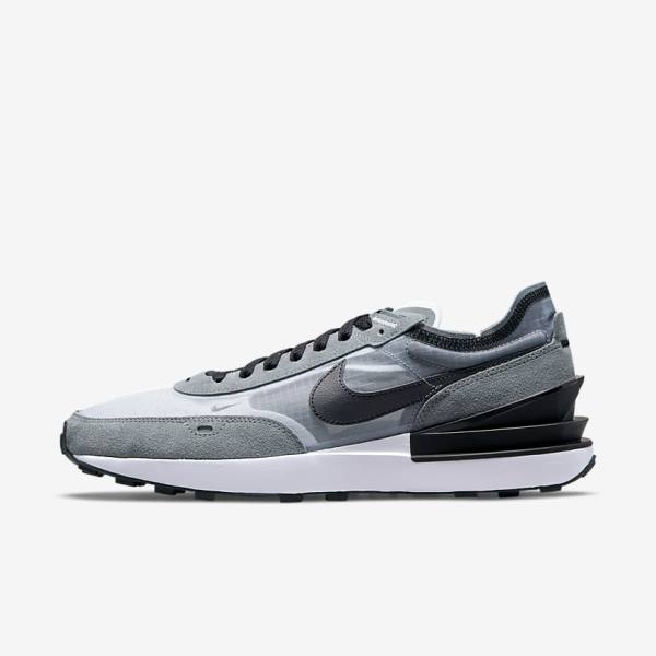 Grey / White / Grey / Black Nike Waffle One SE Men\'s Sneakers | NK896HEP