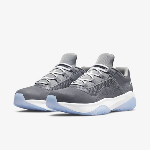 Grey / White Nike Air Jordan 11 CMFT Low Men's Jordan Shoes | NK162RAN