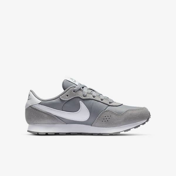 Grey / White Nike MD Valiant Older Kids' Sneakers | NK902HBC