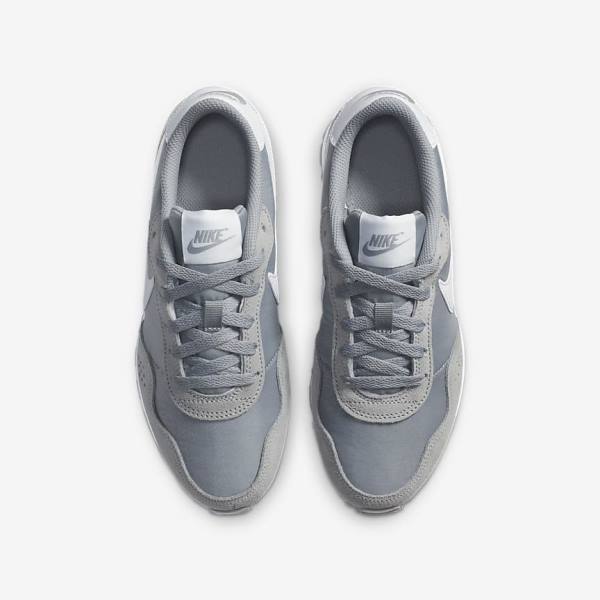 Grey / White Nike MD Valiant Older Kids' Sneakers | NK902HBC