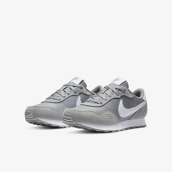 Grey / White Nike MD Valiant Older Kids' Sneakers | NK902HBC