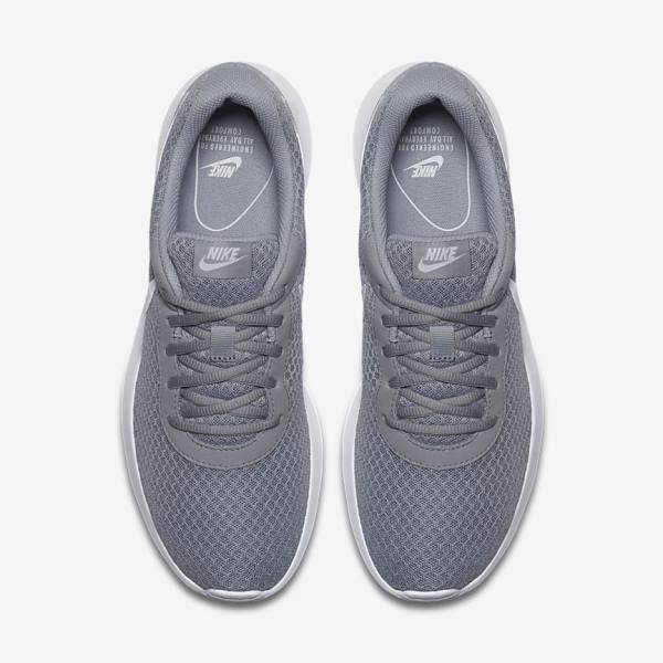 Grey / White Nike Tanjun Men's Sneakers | NK591WFX