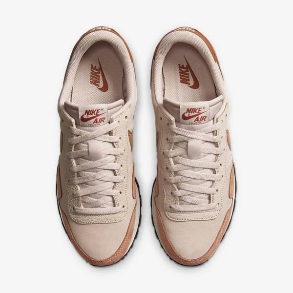 Khaki Grey / Khaki Rose / Light Brown / Red Nike Air Pegasus 83 PRM Men's Sneakers | NK185SNQ