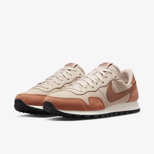 Khaki Grey / Khaki Rose / Light Brown / Red Nike Air Pegasus 83 PRM Men's Sneakers | NK185SNQ