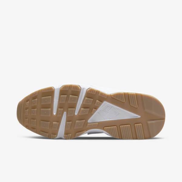 Khaki / Light Brown / White Nike Air Huarache Women's Sneakers | NK012OWG