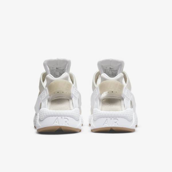 Khaki / Light Brown / White Nike Air Huarache Women's Sneakers | NK012OWG