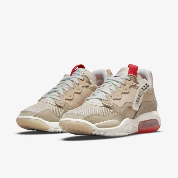 Khaki / Red Nike Jordan MA2 Men's Sneakers | NK629KPU