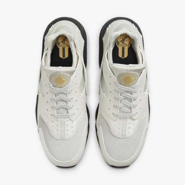 Light Beige / Black / Silver / Gold Nike Air Huarache Men's Sneakers | NK516JAE