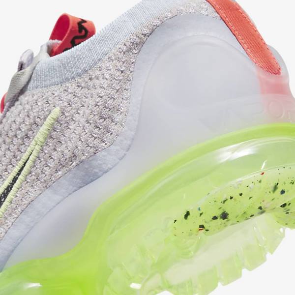 Light Beige / Light Green / Black Nike Air VaporMax 2021 FK Women's Sneakers | NK897RBU