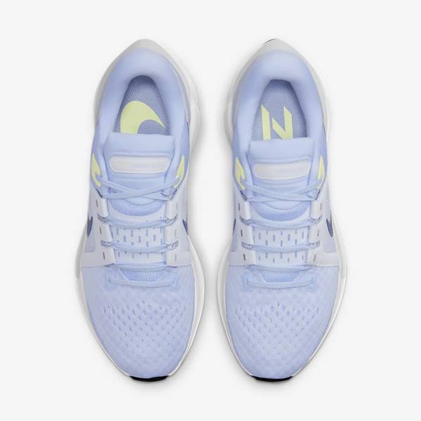 Light Blue / Grey / White / Navy Nike Air Zoom Vomero 16 Road Women's Running Shoes | NK701EOK