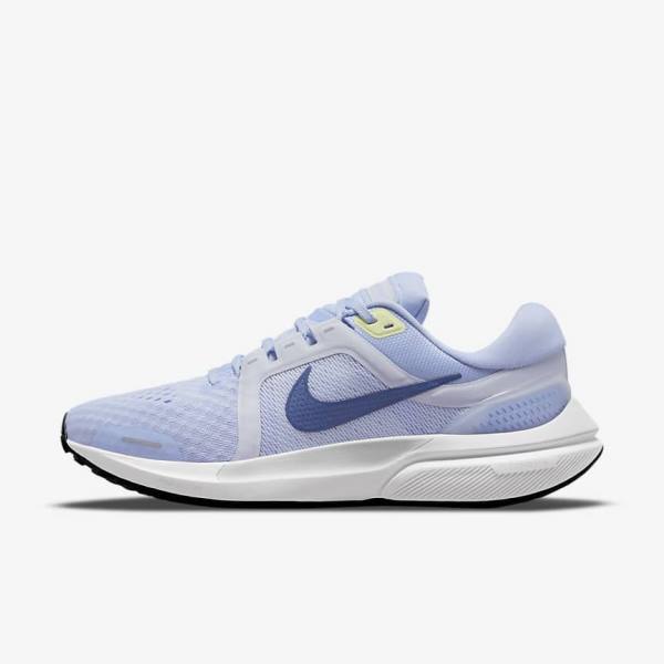 Light Blue / Grey / White / Navy Nike Air Zoom Vomero 16 Road Women\'s Running Shoes | NK701EOK