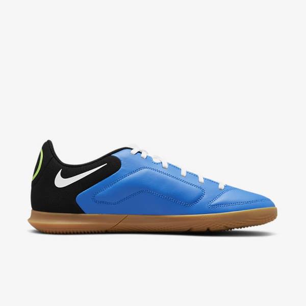 Light Blue / Light Green / Brown / Black Nike Tiempo Legend 9 Club IC Indoor-Court Men's Football Shoes | NK378HOW