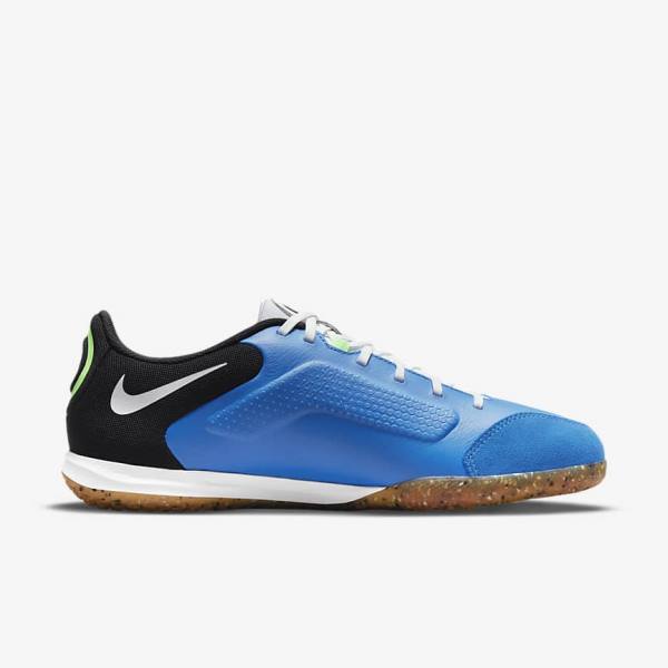 Light Blue / Light Green / Brown / Black Nike Tiempo Legend 9 Academy IC Indoor-Court Men's Football Shoes | NK820MIN