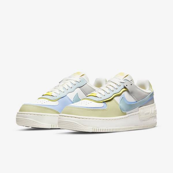 Light Blue / Olive Nike AF-1 Shadow Women's Sneakers | NK027HLM