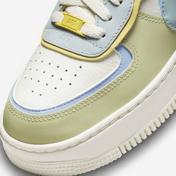 Light Blue / Olive Nike AF-1 Shadow Women's Sneakers | NK027HLM