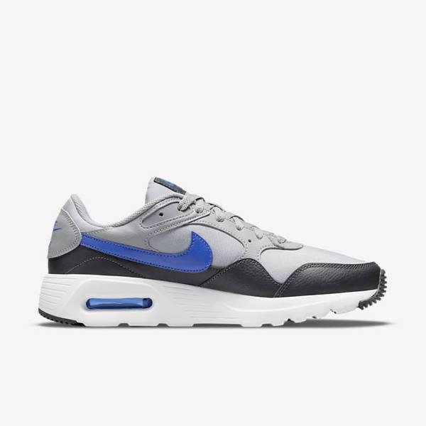 Light Grey / Dark Grey / White / Royal Nike Air Max SC Men's Sneakers | NK381MGB