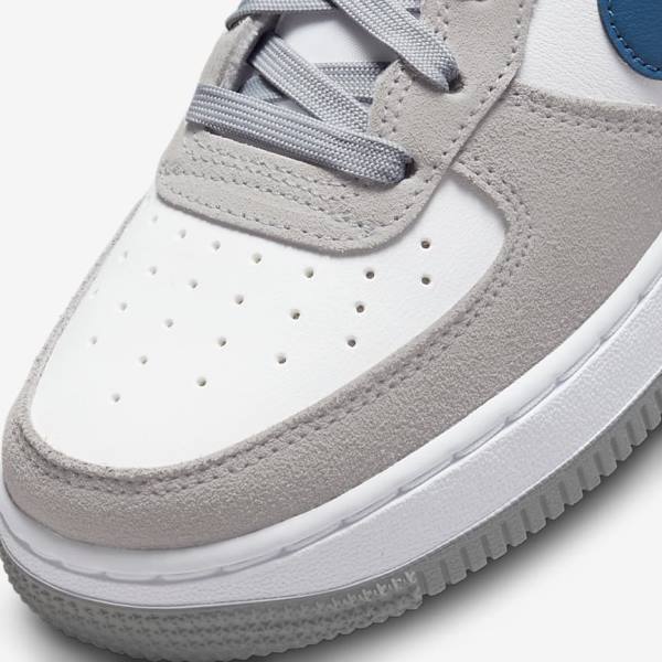 Light Grey / White / Light Grey Nike Air Force 1 LV8 Older Kids' Sneakers | NK847BGI