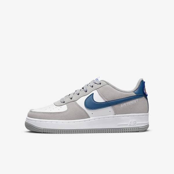 Light Grey / White / Light Grey Nike Air Force 1 LV8 Older Kids\' Sneakers | NK847BGI