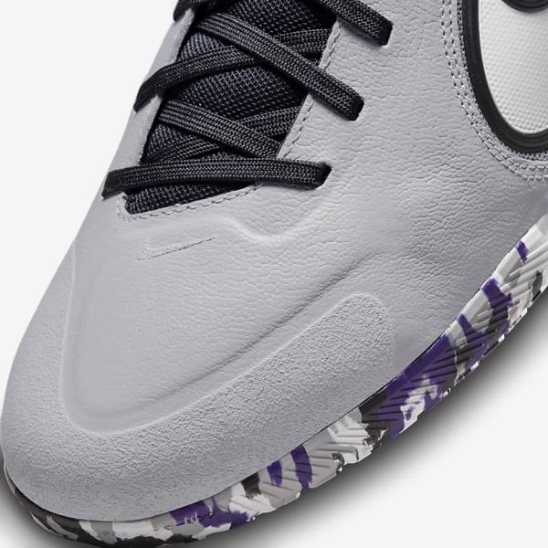 Light Grey / White Nike React Tiempo Legend 9 Pro IC Indoor-Court Women's Football Shoes | NK021RSC